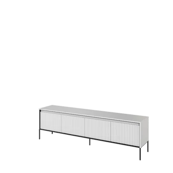 Komoda TREND TR6BIC-V2, balta/juoda