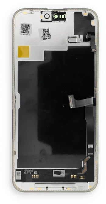 FixCell LCD Ekranas for IPHONE 15 PRO MAX SOFT OLED 120Hz Proximity light sensor flex cable (Diagnosable: Used)