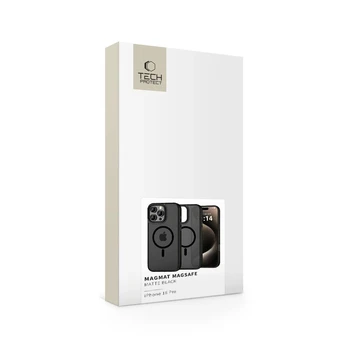 Matinis juodas dėklas Apple iPhone 16 Pro telefonui "Tech-Protect Magmat Magsafe"