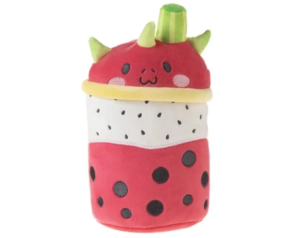 Bubble Tea Mascot Bubbles 21 cm Dragon Fruit