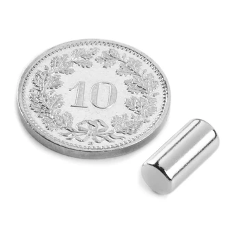 Magnetas Ø5x10mm NdFeB N45