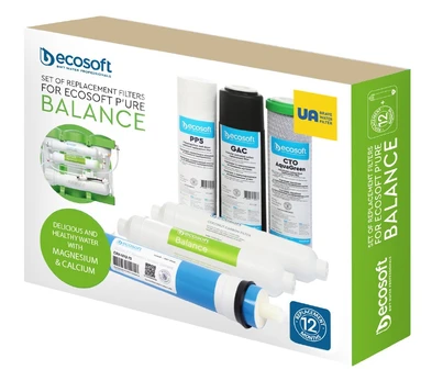 Filtravimo kasetė Ecosoft CHV6PUREBAL P'URE Balance, 6 vnt.