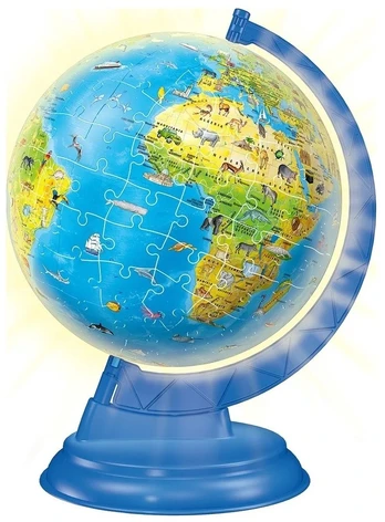 Ravensburger - 3D Childerns Globe Night Light 180p - (10311288)