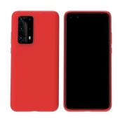Dėklas Liquid Silicone 1.5Mm Huawei P40 Raudonas kaina