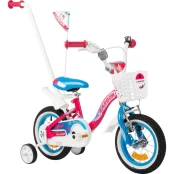 Dviratis Karbon Mimi 12 pink-blue kaina