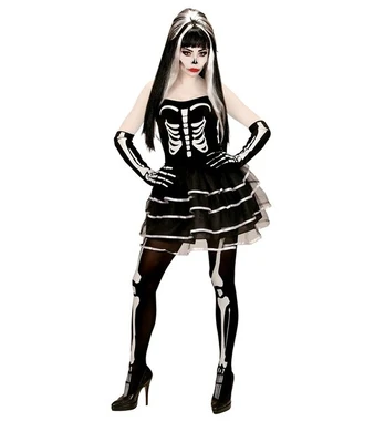 „SKELETAS“ (suknelė, pirštinės)