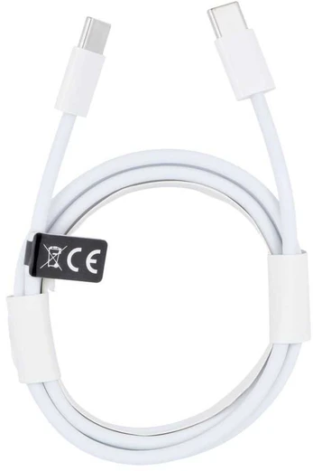 Oem Cable Type C to Type C 3.0 PD 30W HD26 baltas 2 meters
