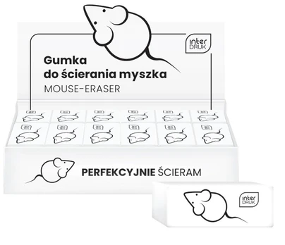 Interdruk Myszka balta trintukas, 1 vnt.
