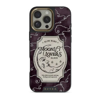 Moonlit Lovers - iPhone 16 Pro Max Case, Elite Dark (MagSafe) / Gold