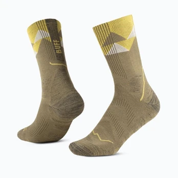 Kojinės slidinėjimui Buff Thermonet Over the Calf Socks - olive žalias