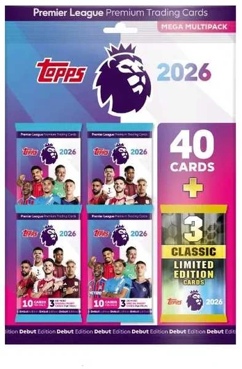 TOPPS PREMIER LEAGUE MEGA MULTIPACK