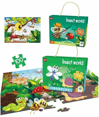 Dėlionė Puzzle Insect World, 100 det