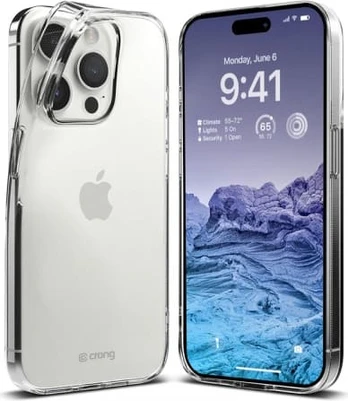Crong Dėklas Crystal Slim Cover iPhone 15 Pro