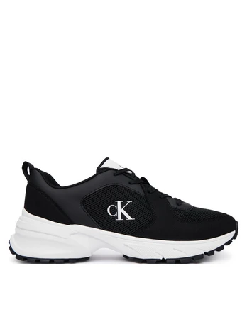Calvin Klein Laisvalaikio batai Hike Runner Lace Up Su Mesh HM0HM02448 Juoda
