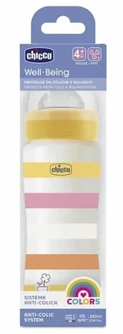 Chicco Well Being Anti-Colic Bottle 4m+ 330ml