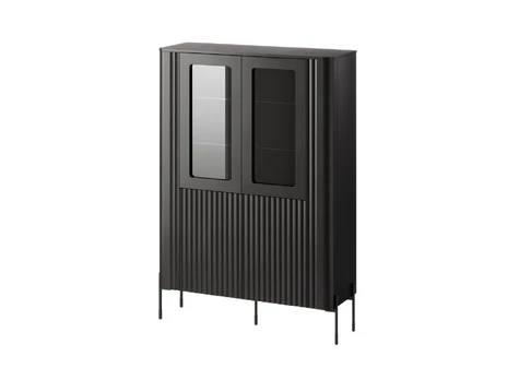 Cama VERA display cabinet 110x40x160 matt black