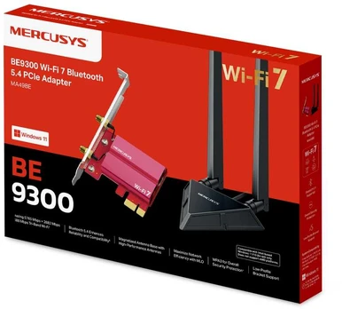 Mercusys MA49BE BE9300 Tri-Band WiFi7 PCIe adapter