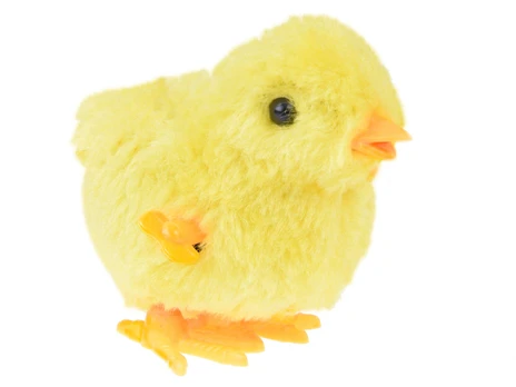 Prisukamas žaislas Funny Animals Chicken, geltona