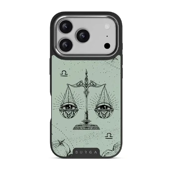 Libra - iPhone 17 Pro Case, Elite Dark (MagSafe) / Silver / Turquoise