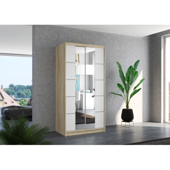 Sliding wardrobe with mirror KSAWER 100