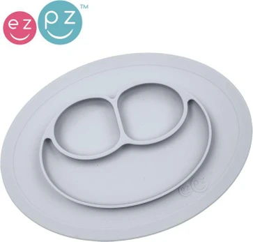 EZPZ Mini Mat 2in1 pastelinės pilkos spalvos