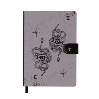 Gemini - Notebook, A5 (14.8 x 21cm) / Lined / Purple