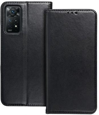 Dėklas su klapką na Xiaomi Redmi 17C Smart Magneto juoda
