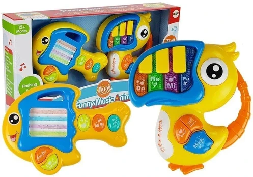 Lean Toys Fortepijonu ir gitara varoma papūga