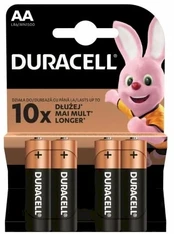 Duracell BASIC LR6 AA baterijos, 4 vnt.