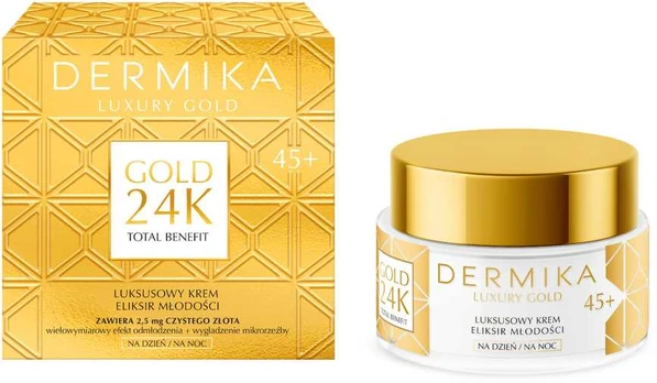 DERM LUXURY GOLD 45+ Krem dzień/noc