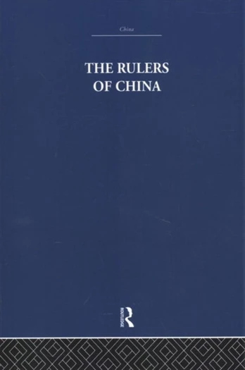 Rulers of China 221 B.C.