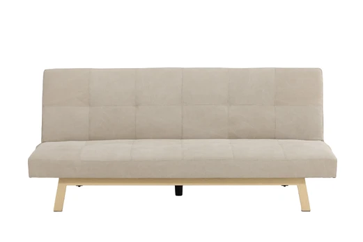Bodil Sofabed - Wodlook Steel Frame / Beige Linen