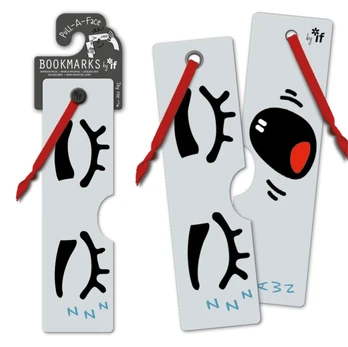 Pull - a - Face Bookmarks - Sleepy