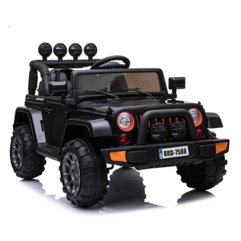 Elektromobilis Mega Jeep Fulltime, 4x4 Exclusive 7588, Black