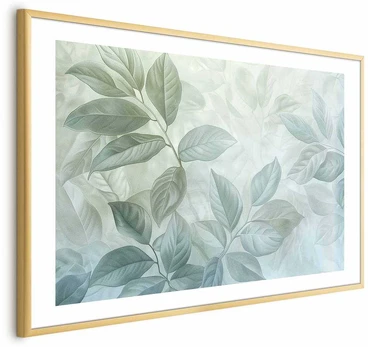 Artgeist Plakatas - Mint Leaves - large botanical motif