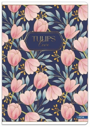 Sąsiuvinis A5 52lap. 80g TULIPS linija