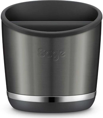 Sage the Knock Box™ 20 Coffee Grounds Disposal Box - Juodas/Sidabrinis