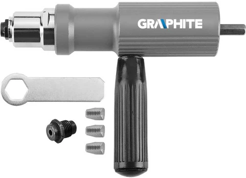 Graphite Adapteris aklinėms kniedėms atsuktuvui