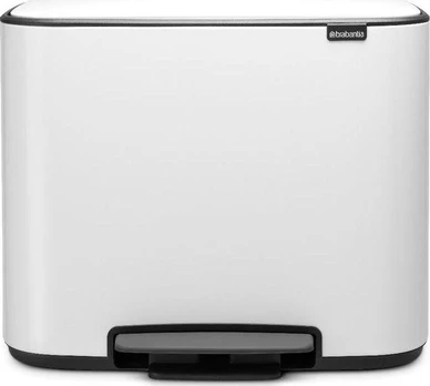 Brabantia Bo Pedal Bin 36 L white
