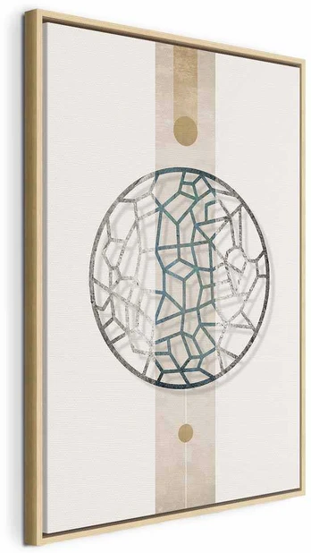 Artgeist Paveikslas - Circle with Artistic Details (1-part) - Abstract Shape