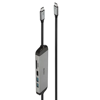 „Lindy DST-Micro 140“ USB-C stotis / replikatorius (43326)