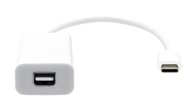 Adapteris USB ProXtend ProXtend USB-C į mažąją DP 20 cm baltą