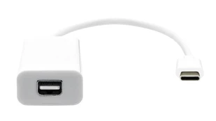 Adapteris USB ProXtend ProXtend USB-C į mažąją DP 20 cm baltą kaina
