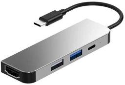 Sinox PRO USB C Hub. 0,15m. Aliuminio