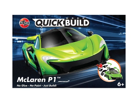Airfix - QUICKBUILD McLaren P1 žalias, J6021