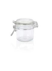 Stiklainis su dangteliu (8x7 cm, 150 ml.)