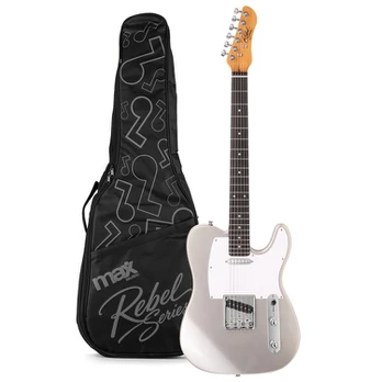 „Rebel“ TE elektrinė gitara, „Metallic Silver“ (metalo sidabro) spalvos