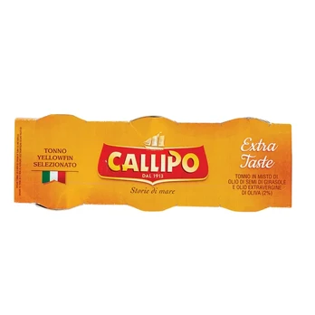 Tunas CALLIPO EXTRA TASTE, 3 x 70 g