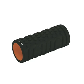 Massage roller TOORX Grid Foam Roller, black-orange