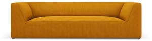 Sofa Micadoni Home Ruby, geltona, 232 x 92 cm x 69 cm kaina